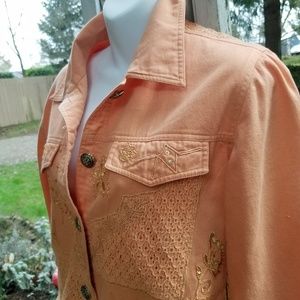 Indigo Moon peach jacket S